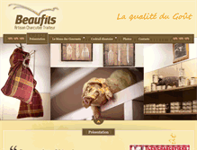 Tablet Screenshot of beaufils-charcutier.com